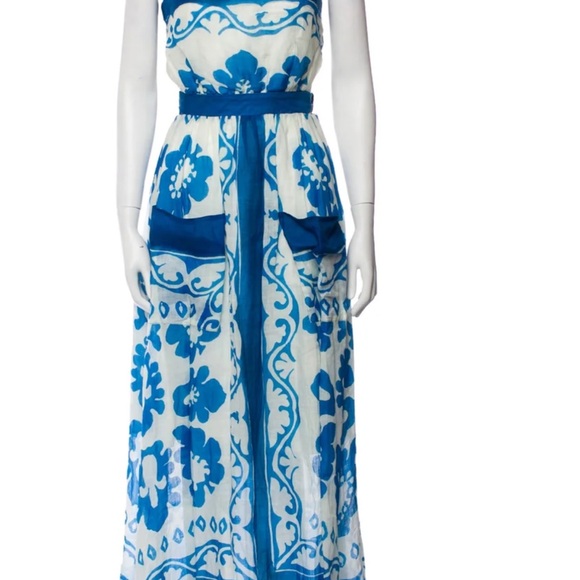Sandro Floral Midi Dress - Picture 1 of 3